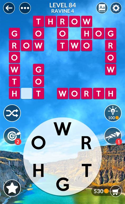 level 84 wordscapes